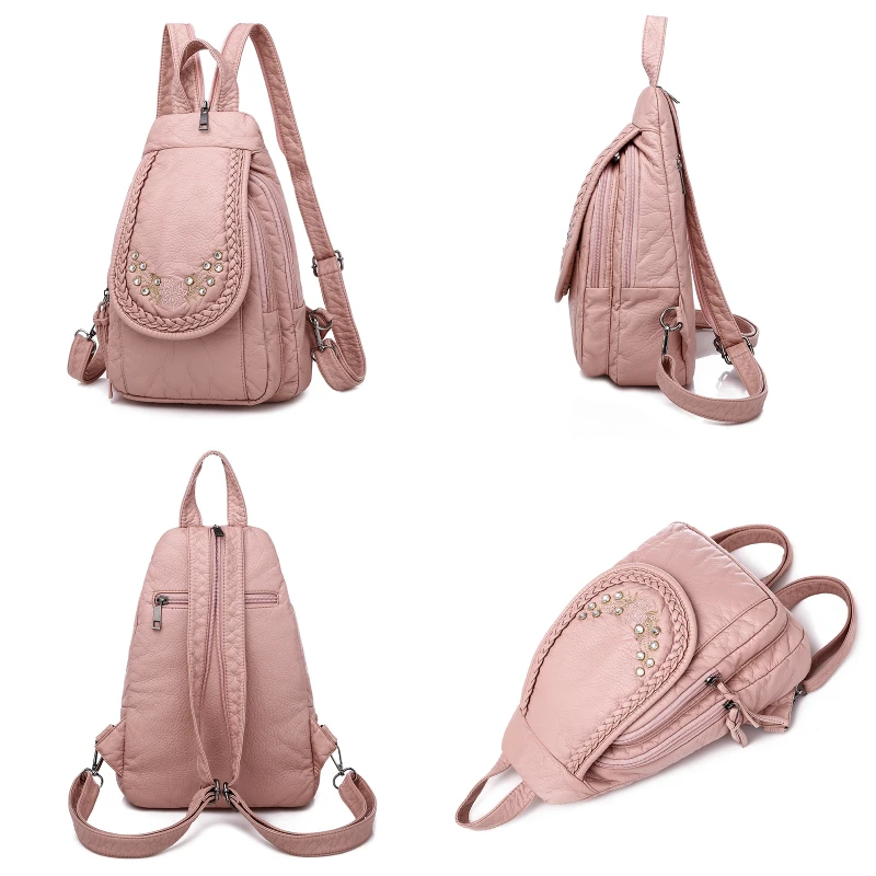 Дизайнерский рюкзак женский модный кожаный мини-рюкзак для женщин