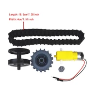 smart tank track conveyor belt tt motor drive wheels kits diy accessories