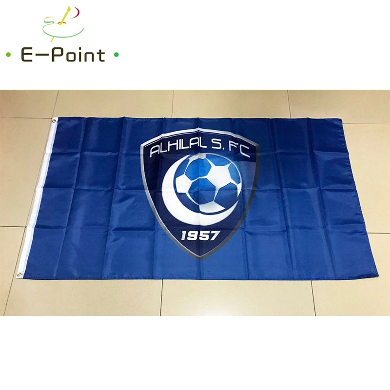 Флаг Саудовской Аравии SPL Al-Hilal Saudi FC 3 фута* 5 футов(90*150 см) размер рождественские украшения для домашнего флага баннер подарки