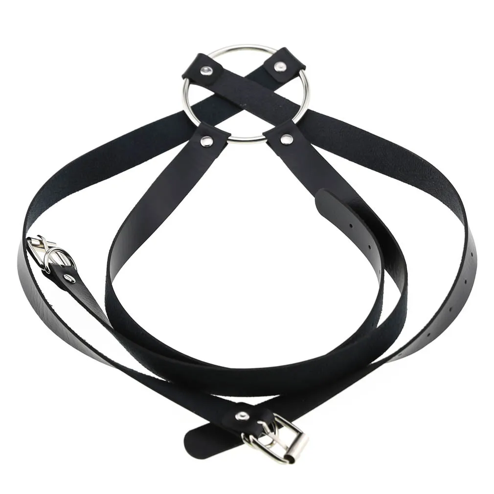 Цепочка для тела из искусственной кожи ювелирные изделия портупея готический