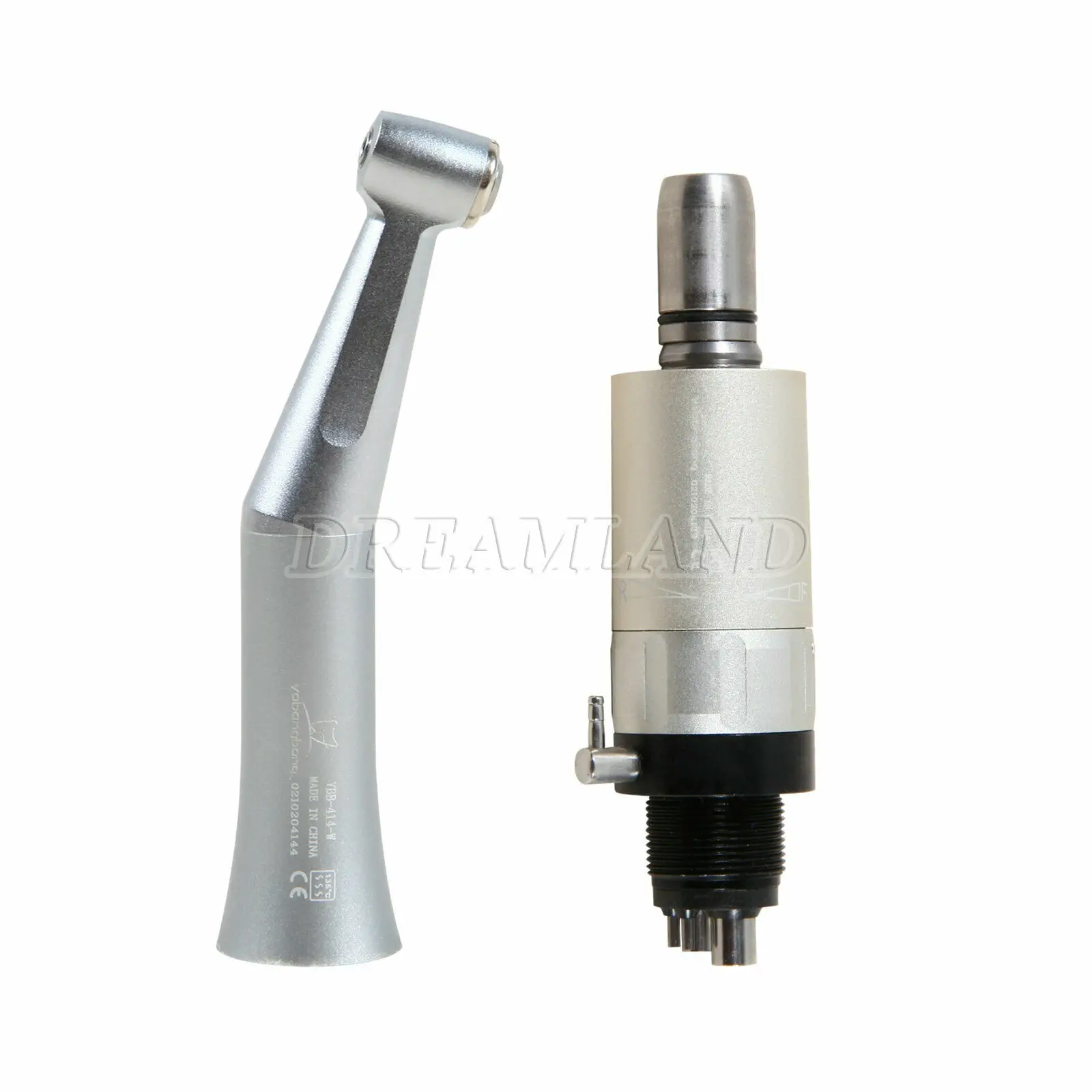 

NSK Style Dental Slow Low Speed External Water Spray Contra Angle Air Motor Handpiece 2/4Hole E-type 1:1