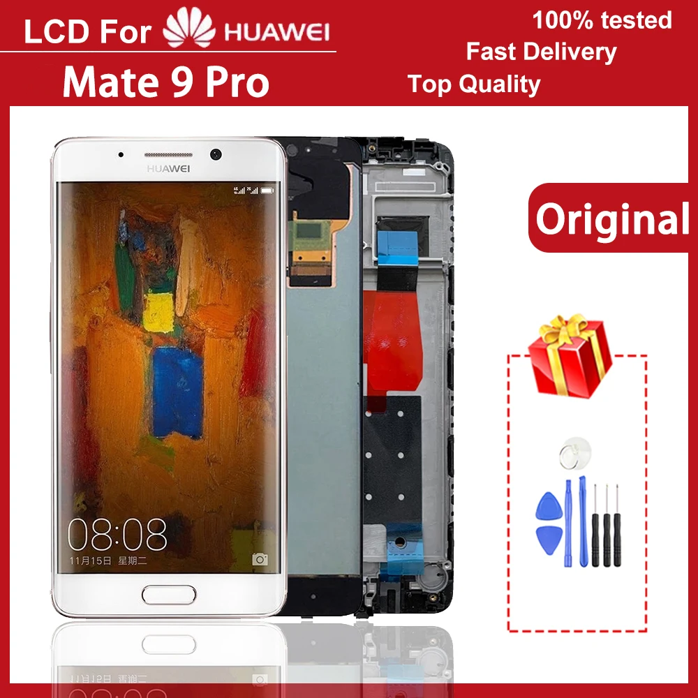 5.5" Original LCD Display Replacement for HUAWEI Mate 9 Pro LCD Touch Screen Digitizer Assembly For Huawei Mate9 Pro Lcd Display