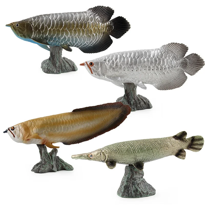7 Kinds Simulation Fish Figure Collectible Toys Solid Wild Animal Action Figures Kids Cognitive | Игрушки и хобби