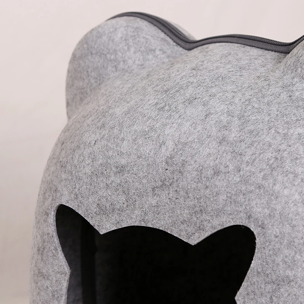 Горячая Распродажа кота собаки кровать пещера спальный мешок на молнии яйцо