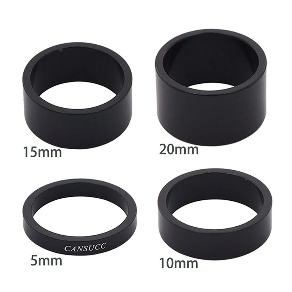 

4Pcs Headset Spacer Aluminum Alloy Bike Headset Washer Mountain Road Bicycle Front Fork Washer MTB Bike Accessories