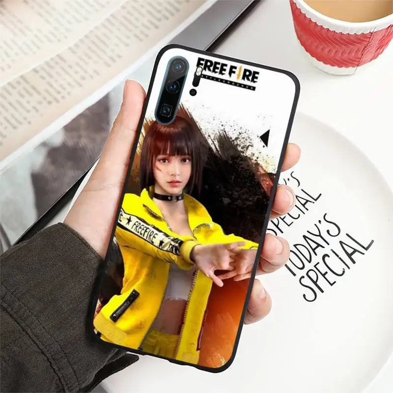 

Free Fire Game Phone Case For Huawei P20 P30 P40 lite Pro P Smart 2019