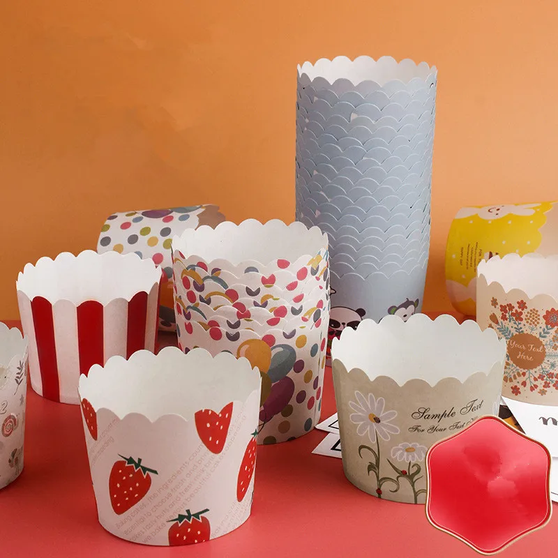 50 шт. бумажные стаканчики для кексов с желтым медведем свадьбы русалки дня