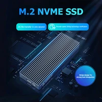20gbps usb 3 2 mobile ssd case high speed m 2 nvme solid state drive box disk case box external hard disk for pc