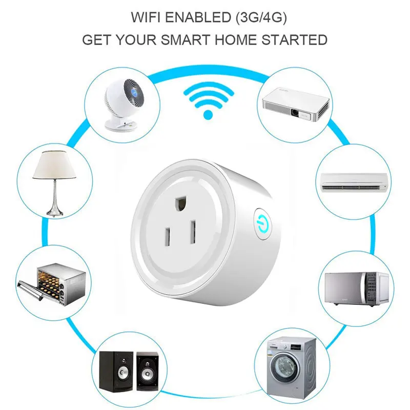 Умная розетка с Wi Fi и управлением через приложение|Умные розетки| |