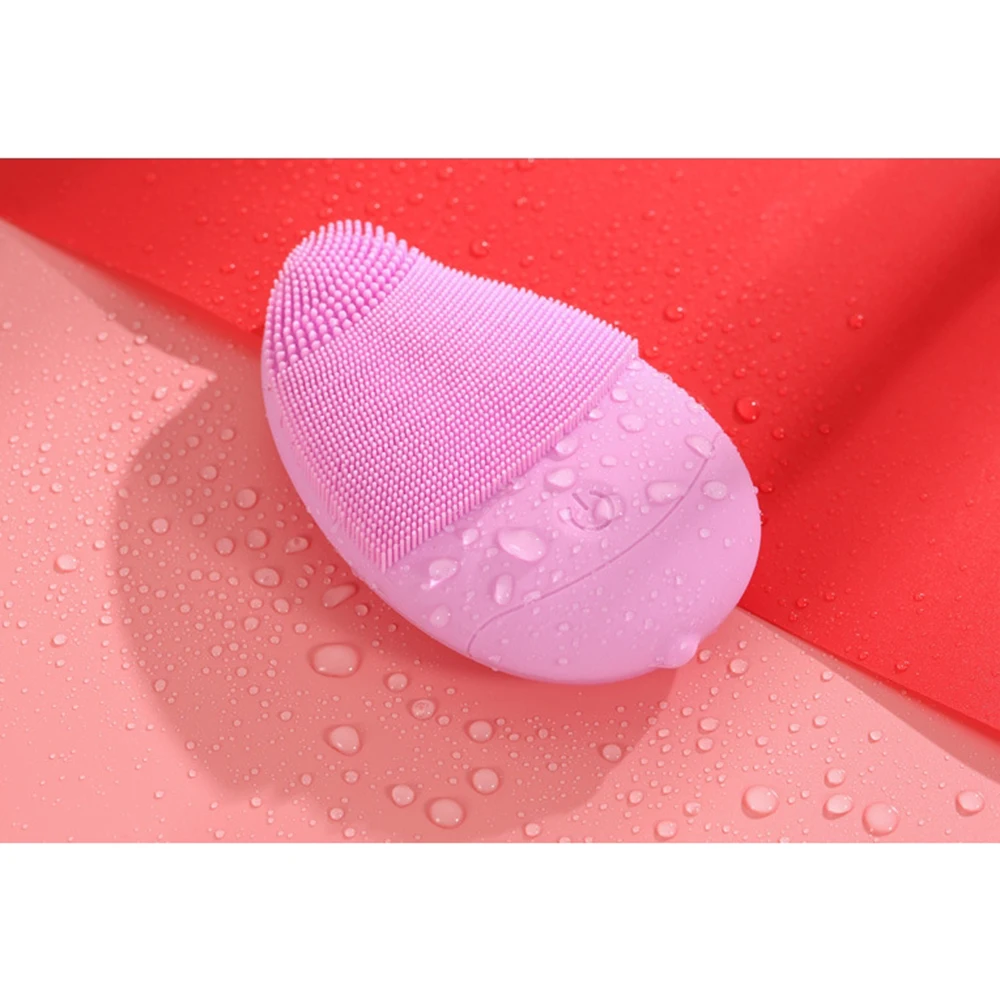 Электрическая силиконовая Очищающая щетка JUNEJOUR для лица звуковой вибрационный