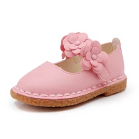 1 12 years 2020 fashion spring flowers baby girl leather princess wedding shoe for toddler little girl party dress big kids shoe