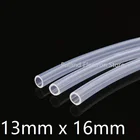 13x16 силиконовые трубки ID 13 мм OD 16 мм пищевой гибкий трубопровод для напитков термостойкость нетоксичный прозрачный