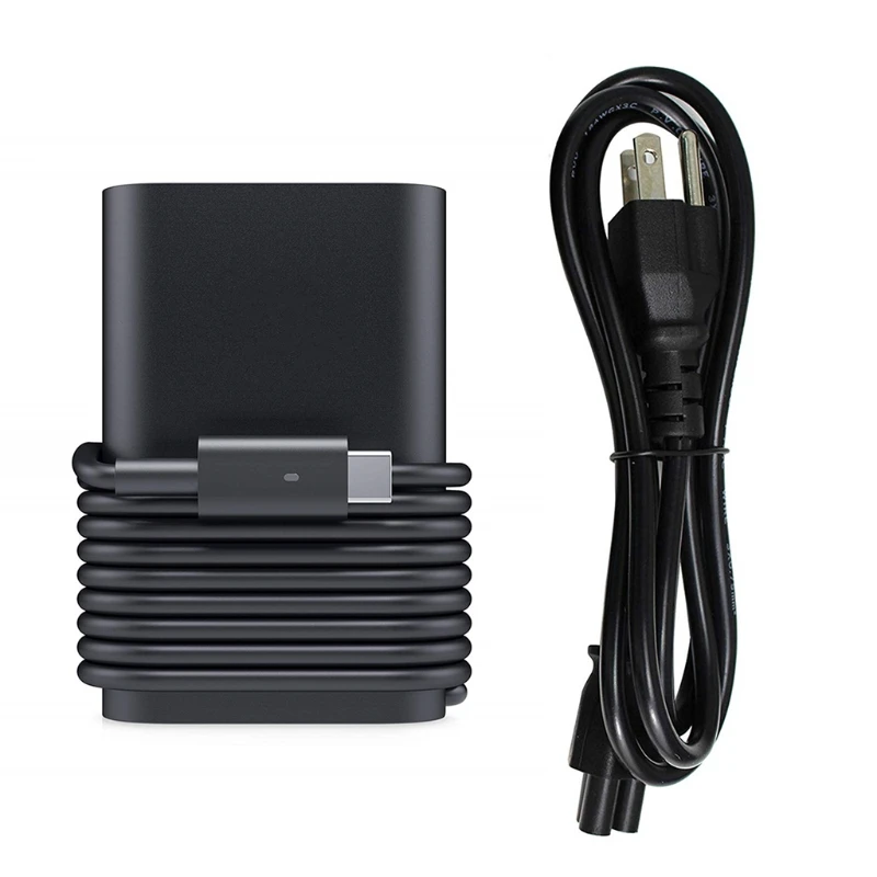 

Laptop Adapter for-Dell XPS 13 9365 9370 XPS 12 Latitude 7275 7370 45W Charger