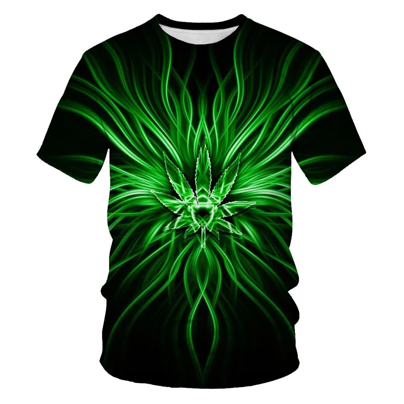 

2021 summer men's graffiti painting 3D printing T-shirt fashion summer short-sleeved men's Harajuku casual 3DT shirt