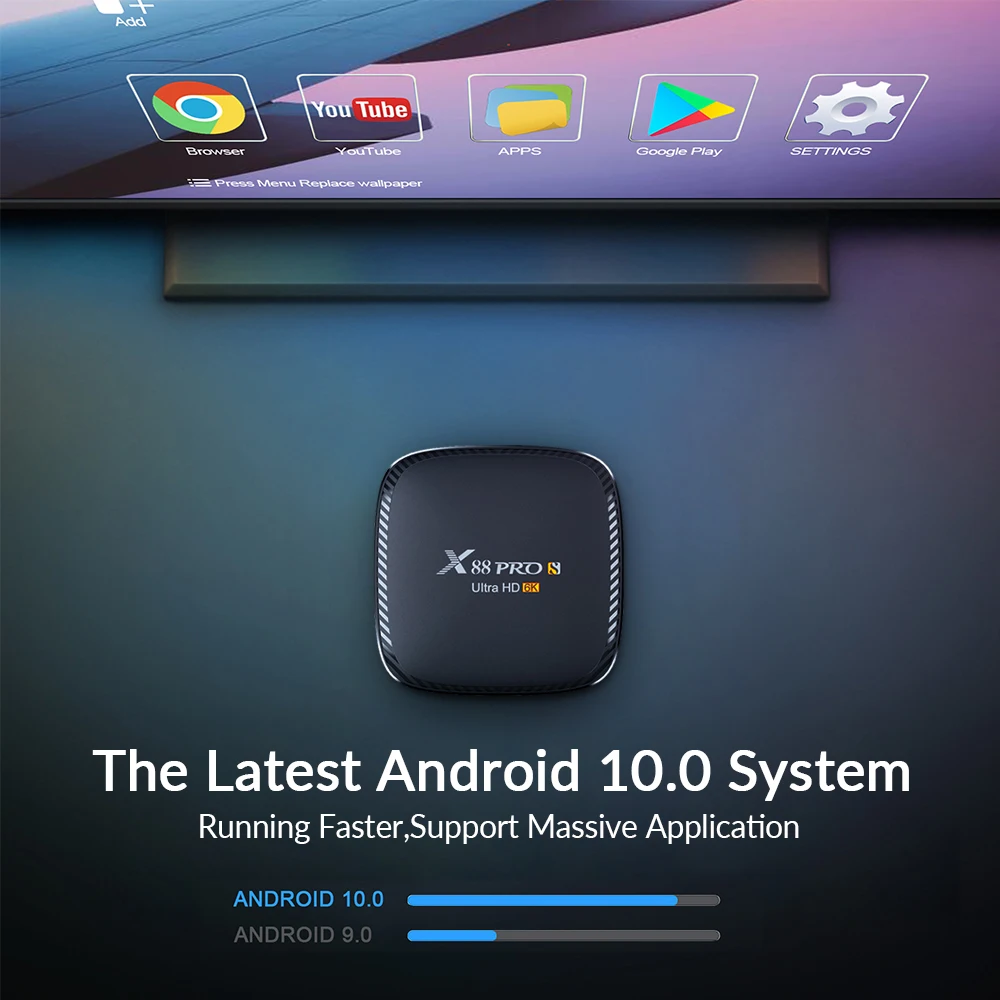 Android 10.0 TV BOX H616 2.4G&amp5G Fast WiFi Support 4K 6K 3D With Bluetooth 5.0 H.265 Set Top Box Receiver Media Player | Электроника