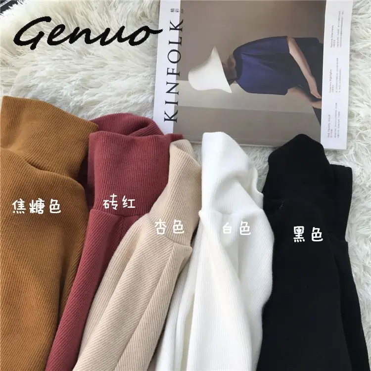 

Женский свитер с высоким воротом, Осень-зима 2019