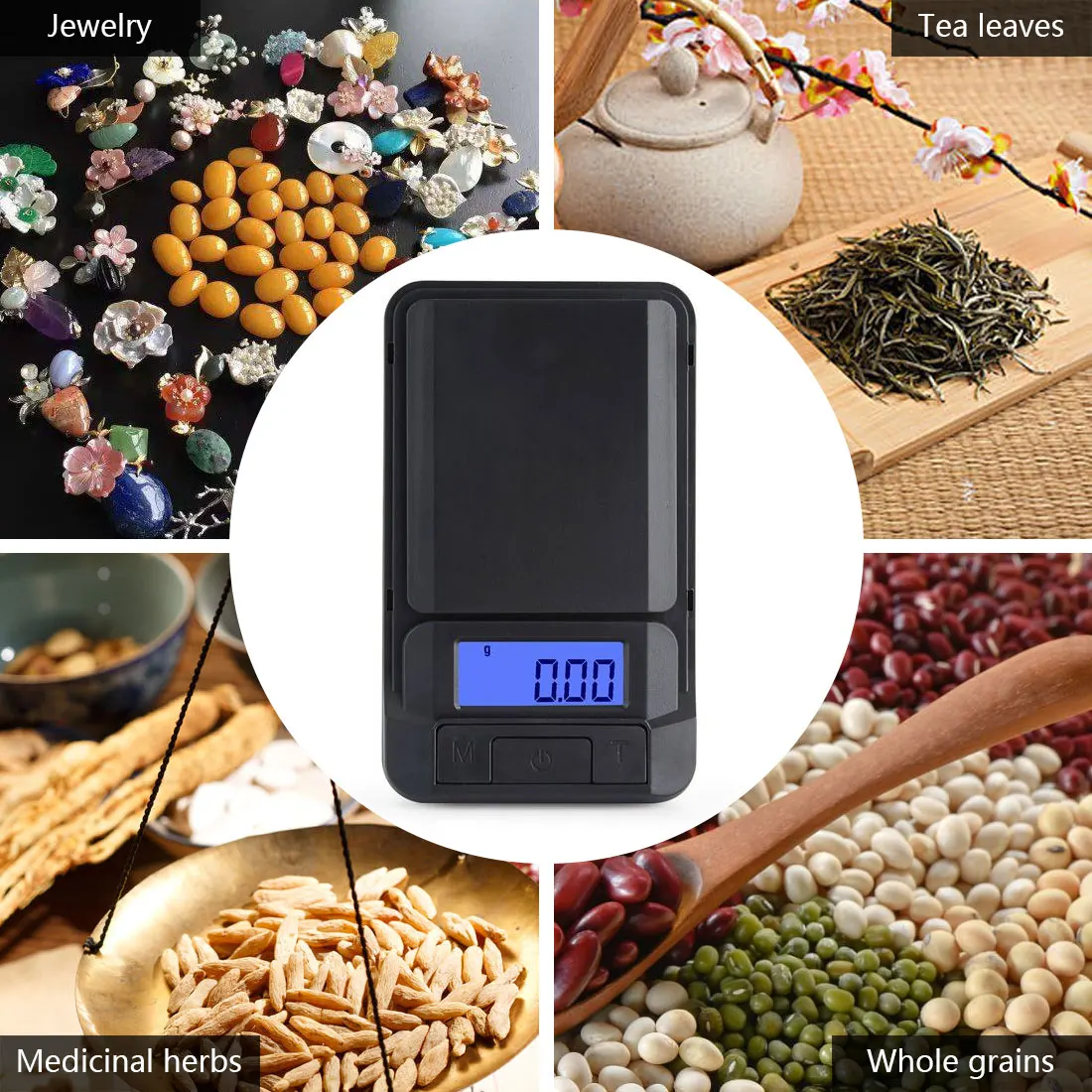 

New 100g/200g/300g/500g X 0.01g Mini Pocket Digital Scale for Gold Sterling Silver Jewelry Scales Balance Gram Electronic Scales