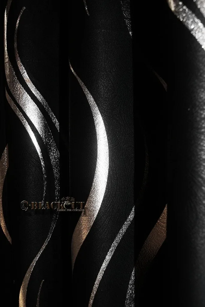 Новое поступление красивые занавески с полным покрытием черные и серебряные для