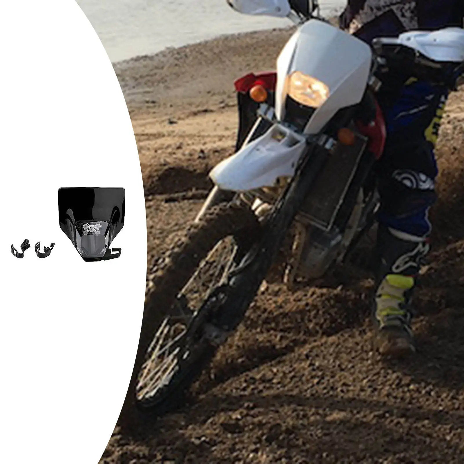 Новая головсветильник фара светодиодный мотоцикла светодиодная в сборе для