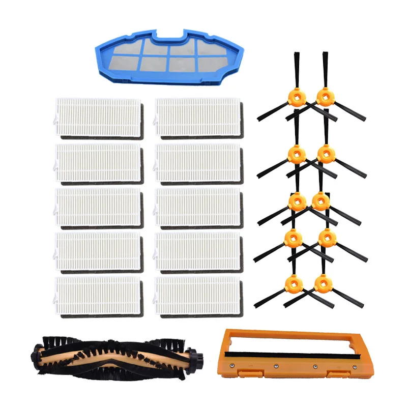 kit-2 Hepa фильтр, боковая щетка, основной фильтр для ecovas Deebot N79S N79 Eufy RoboVac 11 11C для CONGA EXCELLENCE 990, крышка щетки - Цвет: kit-2