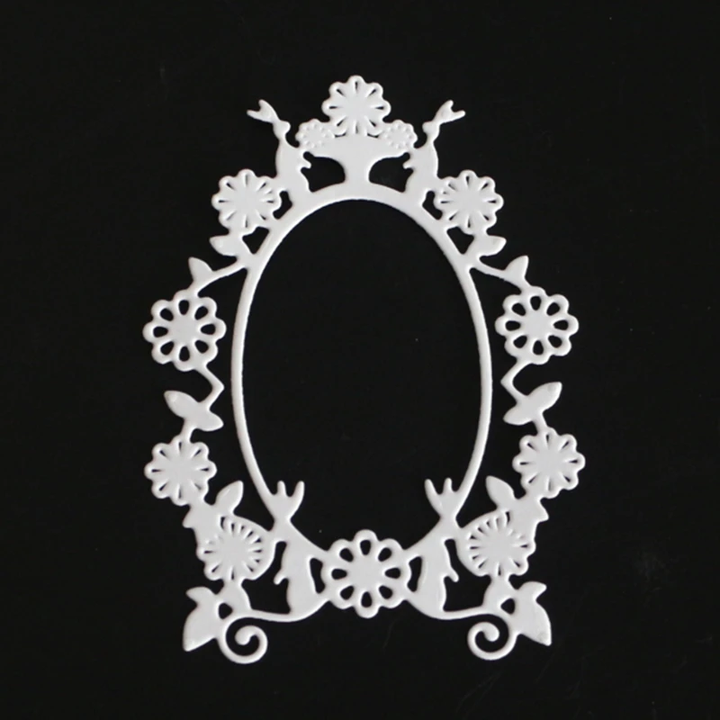 YINISE удары срезанный цветок кольцо металлические режущие штампы для трафареты