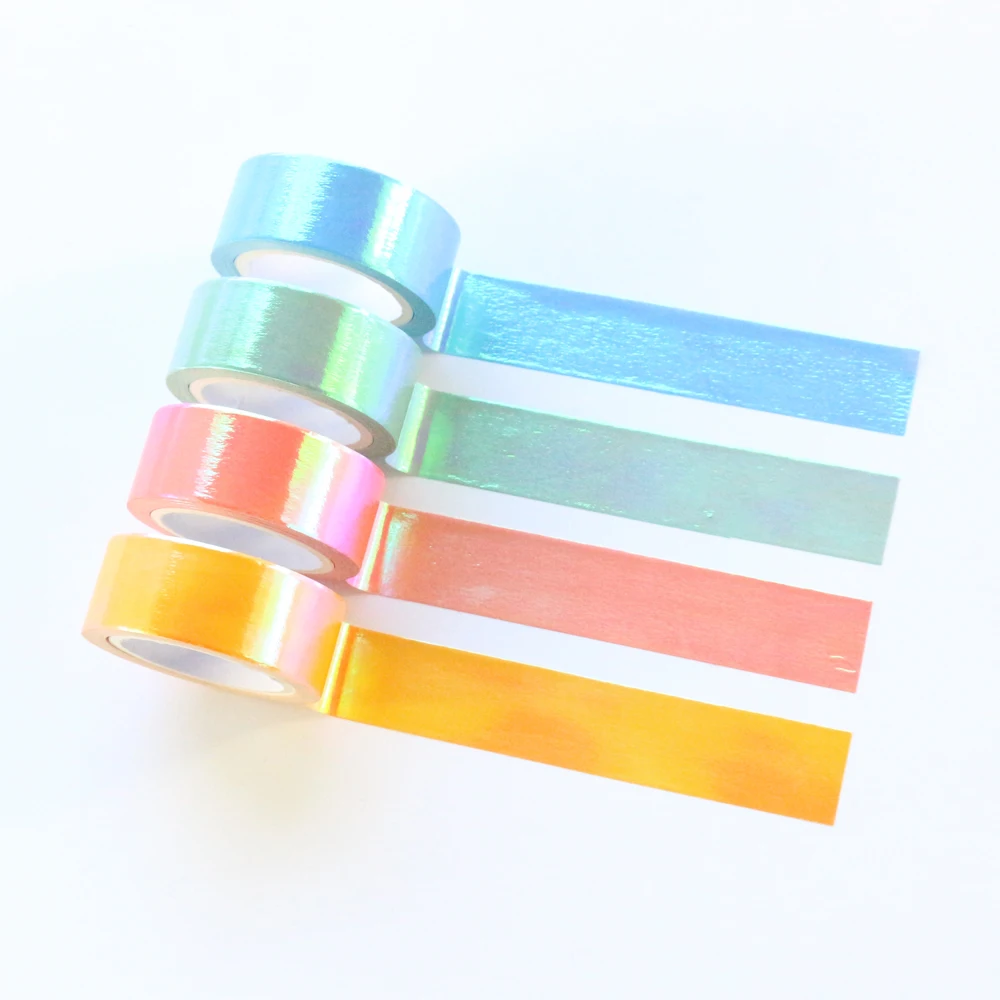 Domikee милый креативный японский kawaii лазерный дневник лента для декорации washi candy
