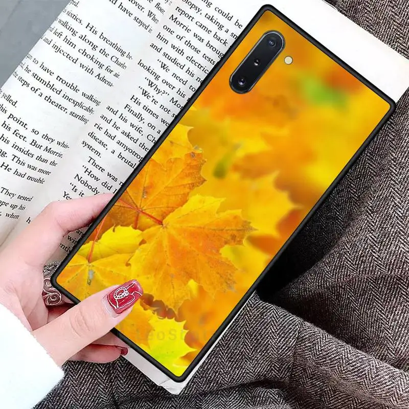 

Harvest Autumn Leaf Phone Case For Samsung Galaxy S8 S9 S10 Plus S10E Note 3 4 5 6 7 8 9 10 Pro Lite cover