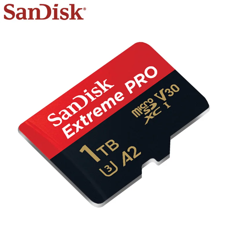 Micro SD карта памяти SanDisk Extreme Pro 512 ГБ ТБ U3 A2 SDXC V30