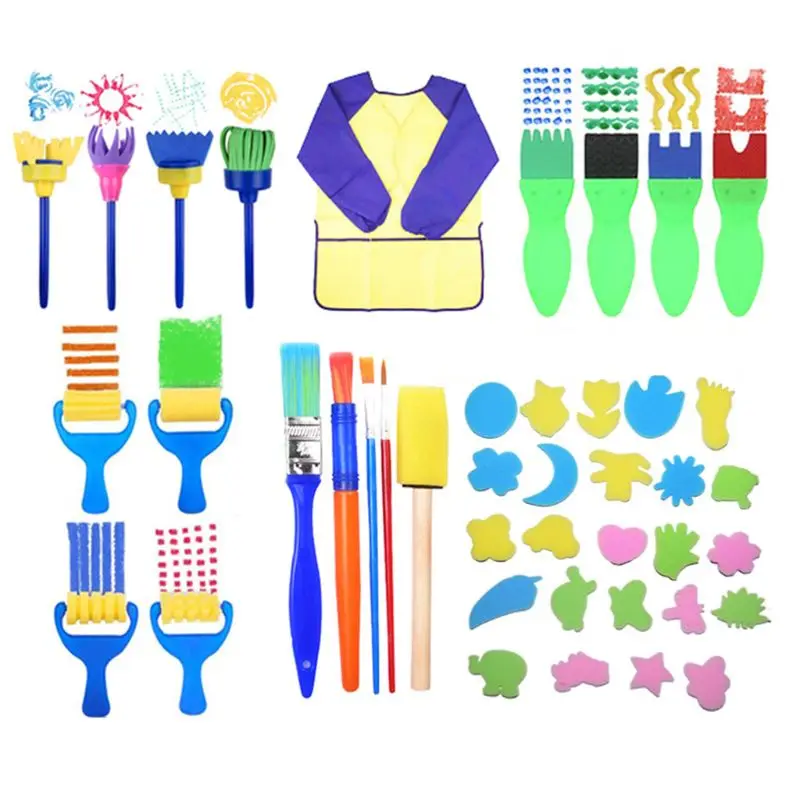 

Early DIY Learning Kids Art Sponge Painting Brushes Kids Painting Kits 203B