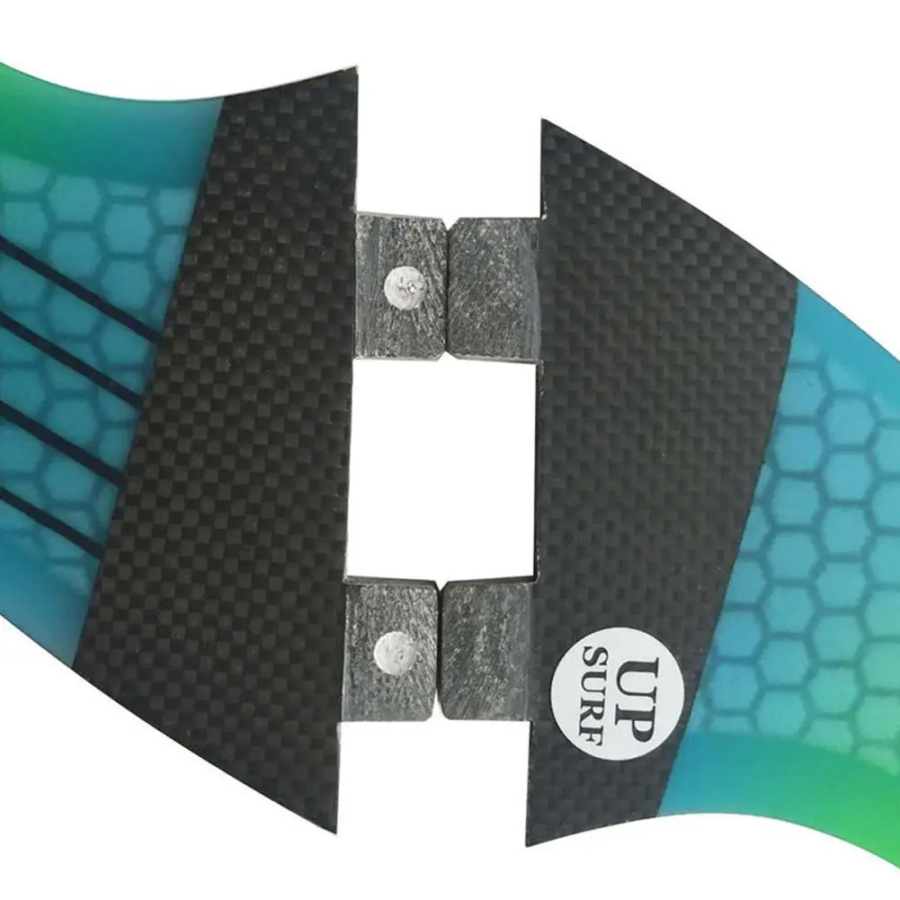 

HobbyLane Surf Fins Fcs/Fins Quillas Quilhas Keels 3pcs High Quality FCS-G5 Honeycomb Fiberglass Tail Surfboard Thrusters Rudder