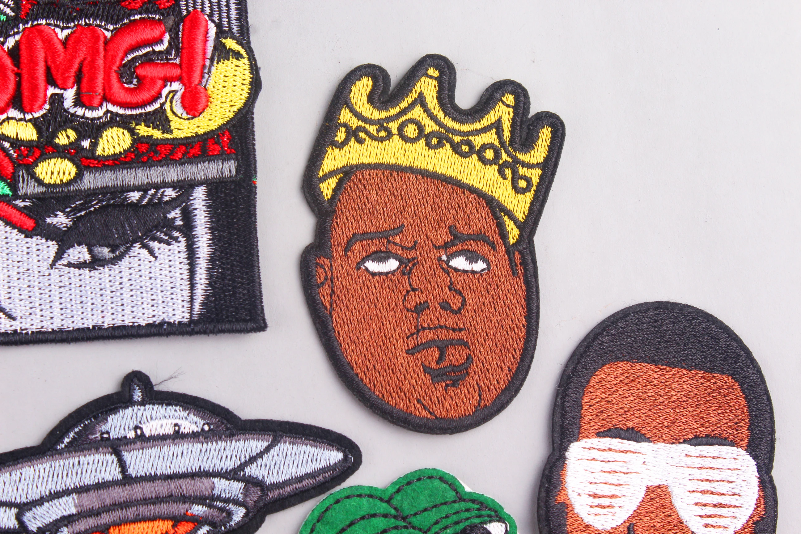 Железные наклейки для одежды нашивки аппликации глажки в стиле панк Череп рок