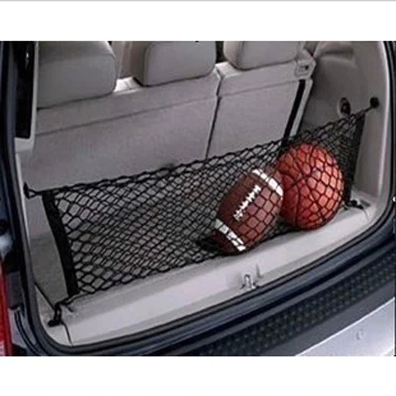 

90*30cm Car-styling Boot String Mesh Elastic Nylon Rear Back Cargo Trunk Storage Organizer Luggage Net Holder Auto Accessory