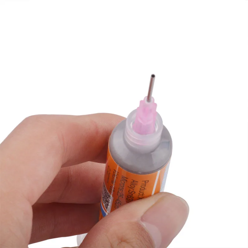 

XG-Z40 10cc Syringe Solder Paste Tin Cream with 10pcs Needle Welding Solder BGA Flux For Soldering Welding Tool Repair Rework