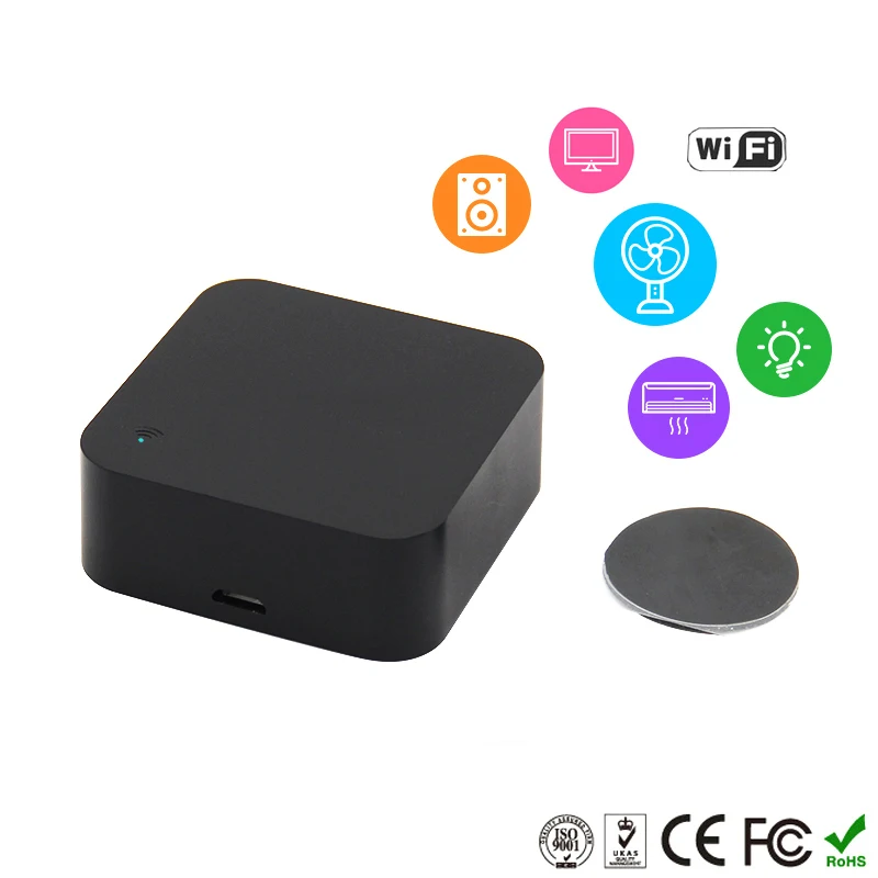 Мини умный дом WiFi ИК пульт дистанционного управления Лер Универсальный голосовой пульт дистанционного управления умный дом автоматизация работа с Alexa Google Home