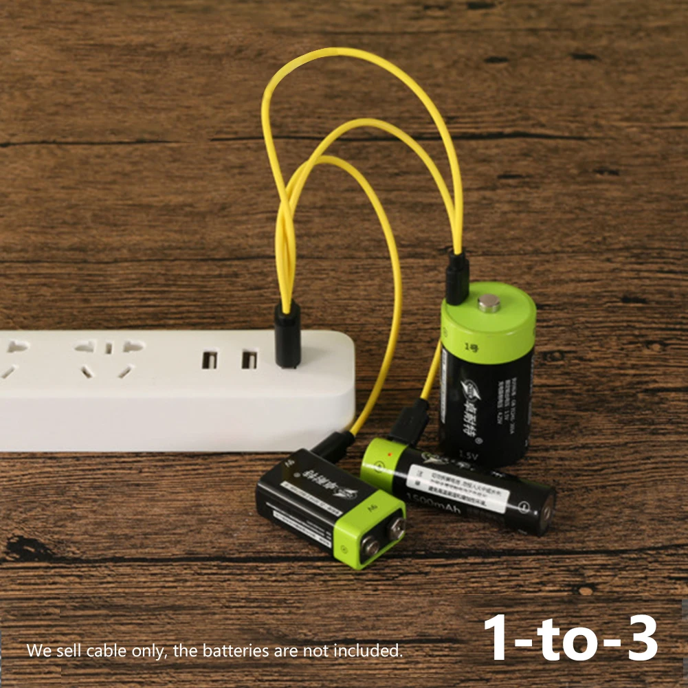 4 in 1 Multi-function 25cm Rechargeable Battery Charging Cable Micro USB for 18650 Android | Электроника