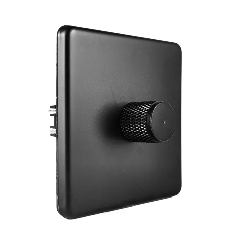 

Black Stainless Steel Panel Toggle Switch Wall Light 1 Gang 2 Gang 2 Way Dimmer Switch Wall USB Outlet EU Socket