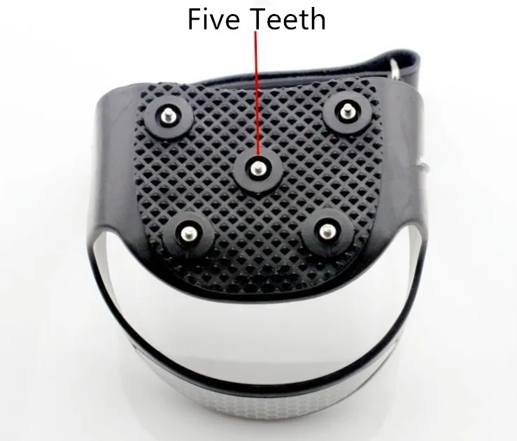 1 пара 5 Зубцов пятки коготь зимние коготки шпильки ледяная обувь Нескользящие