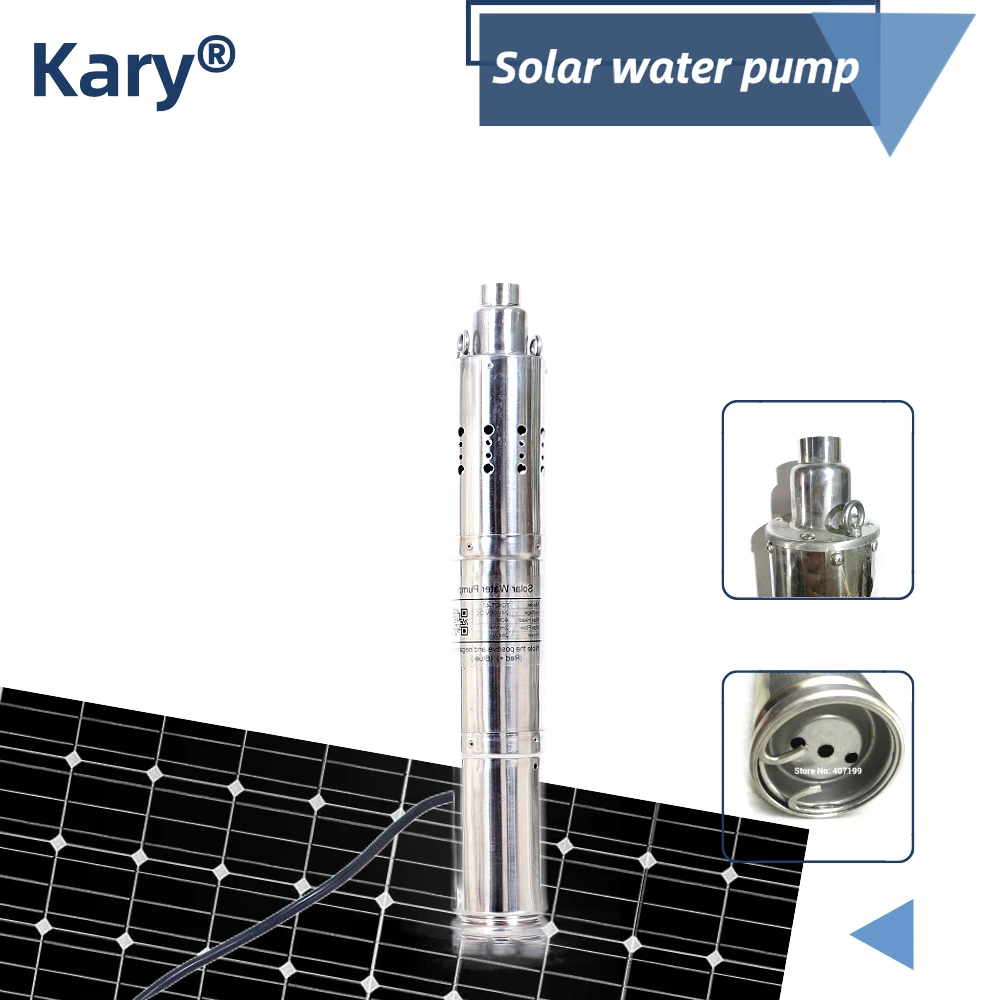Dc 12v brushless motor 2000L per hour flow rate lift 30m solar water pump for home and farm water supply