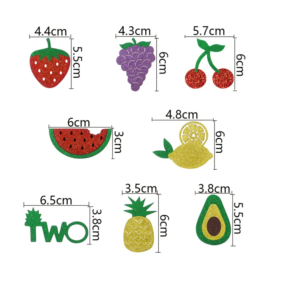 12 шт в 1 мешок Фрукты Арбуз вставка тег торт топперы капкейки вечерние украшения