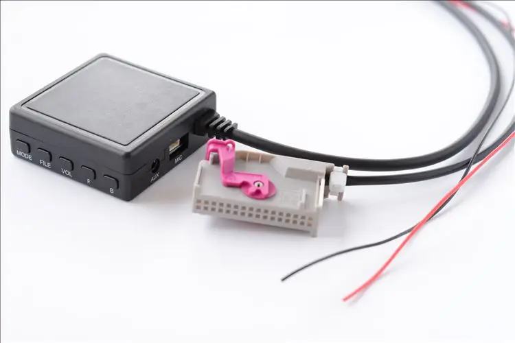 Автомобильный Bluetooth 5,0 RNSE головное устройство беспроводной Bluetooth Aux микрофон адаптер TF USB флэш-накопитель для Audi A3 A4 A6 A8 TT R8 RNS-E