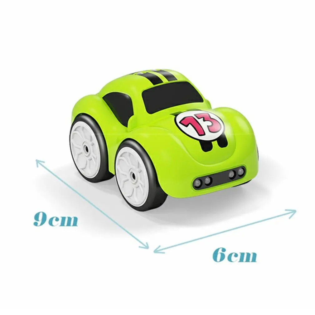 

RC Intelligent Sensor Remote Control Cartoon Mini Car Radio Controlled Electric Cars Mode Smart Music Light Toys for Children