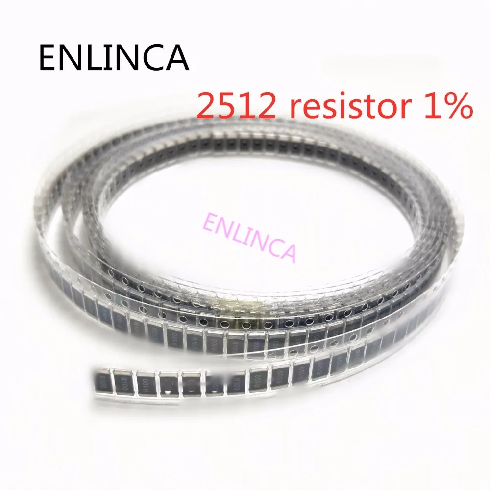 50 шт./лот резистор с толстой пленкой 2512 SMD chip fixed 1% 1 Вт 2 0.1R 0.01R 0.05R 0.001R 0.33R 1R 0R 10R 100R