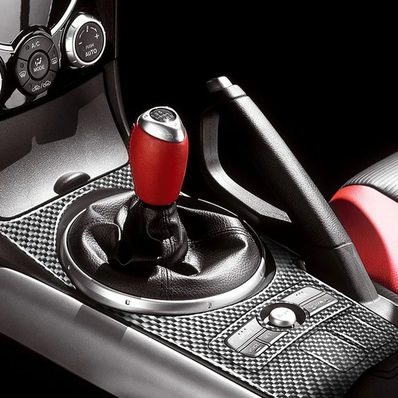 

Автомобильная центральная консоль, интерьерная панель переключения передач, крышка панели, наклейка из углеродного волокна, авто для Mazda RX8 RX-8 2004 2005 2006 2007