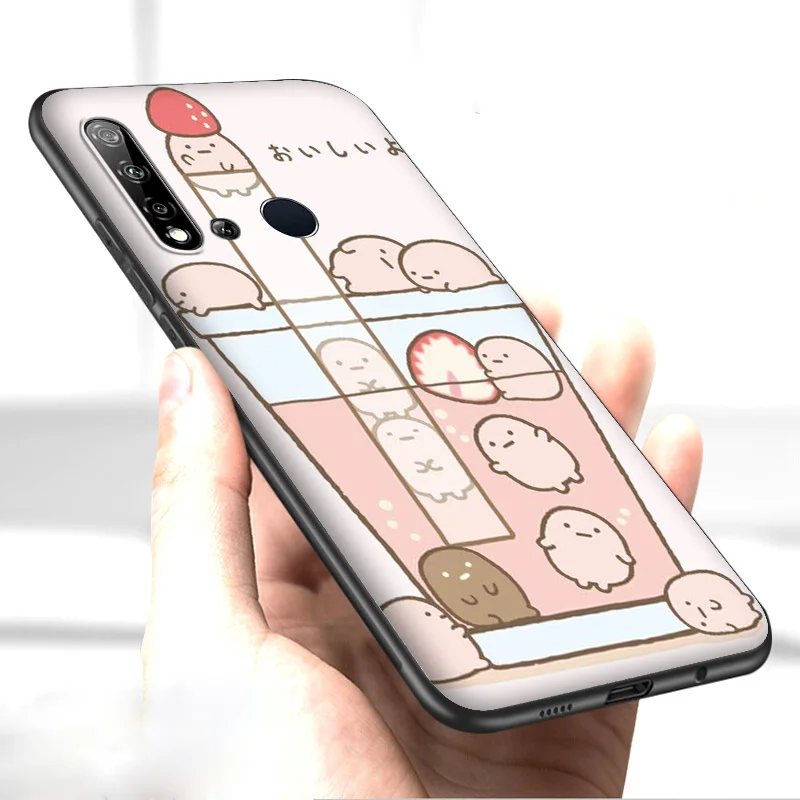 Твердый чехол T177 Sumikko Gurashi Art Для Huawei P9 P10 P20 P30 P40 Y6 Y7 Y9 Lite Pro Max Prime Mini 2019 | Мобильные