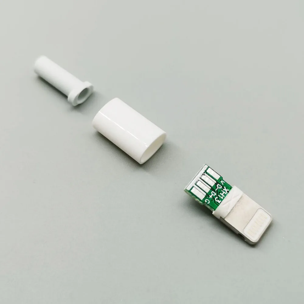 100 шт. lighting8P с чипом DIY сварочный провод штекер типа папа для iphone 5 6S мобильный