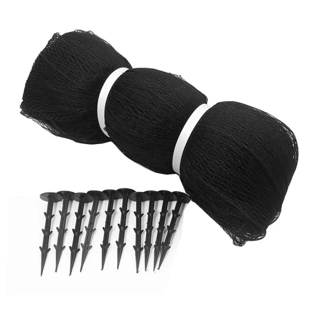 

4,5*6 м Пластик пруд с защитой от падения листовая сетка плетеная сетка, фильтр грубой очистки для кои прудов листья черный высокой плотности ...