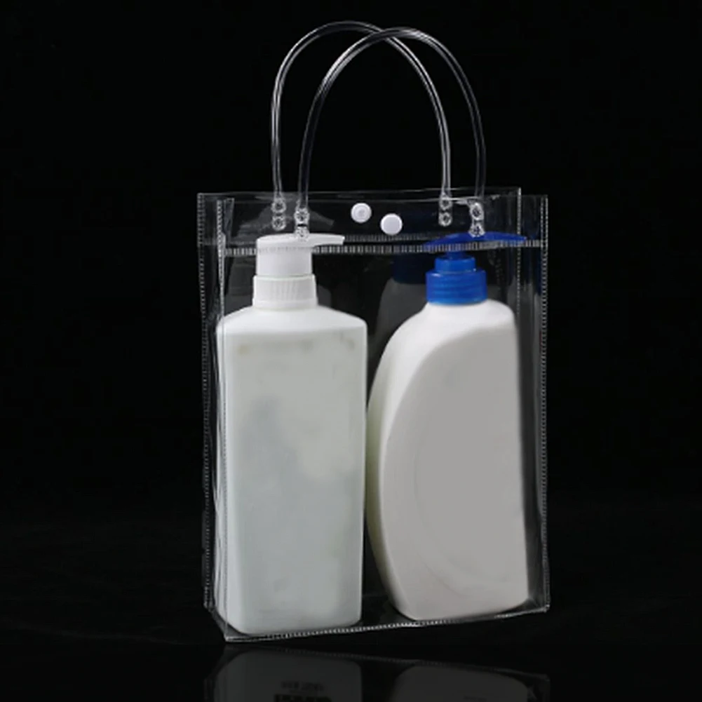 1 шт. прозрачная сумка для покупок хранения Подарочная Портативная Сумка-тоут