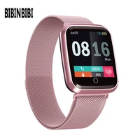 women smart watch ip68 waterproof smartwatch heart rate monitor sport fitness watch wearable devices for ios android gift strap