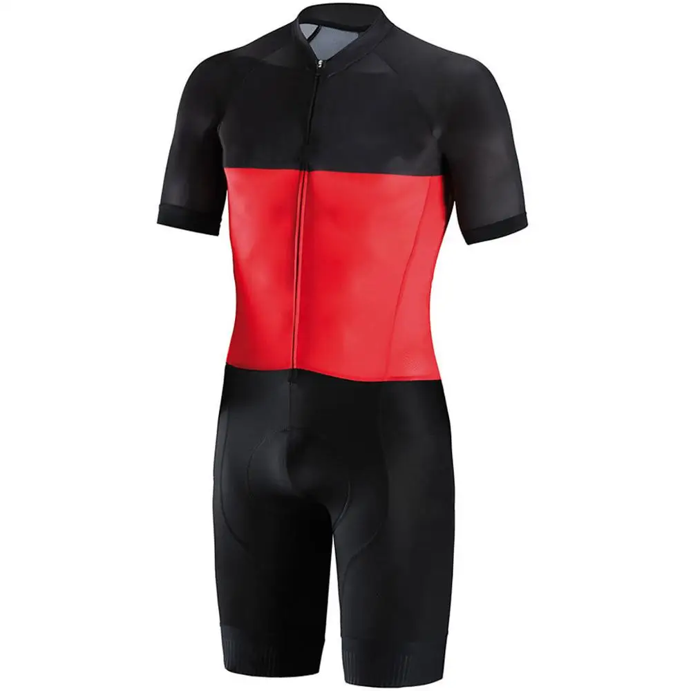 black red Мужская и женская одежда для велоспорта, костюм для триатлона, одежда для спорта на открытом воздухе, комплект одежды для велоспорта, Ropa De Ciclismo, костюм для велоспорта - Цвет: black red