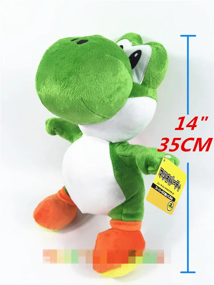 IPiggy 1" Luigi игрушка кукла Кино ТВ плюшевая кукла в подарок 40 см Yoshi плюшевая игрушка кукла большой размер гигантский Yoshi Super Mario Bros Yoshi